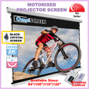 OmniSCREEN Motorised Wall/ Ceiling ALR Screen with Tab Tension For Normal Throw Projector