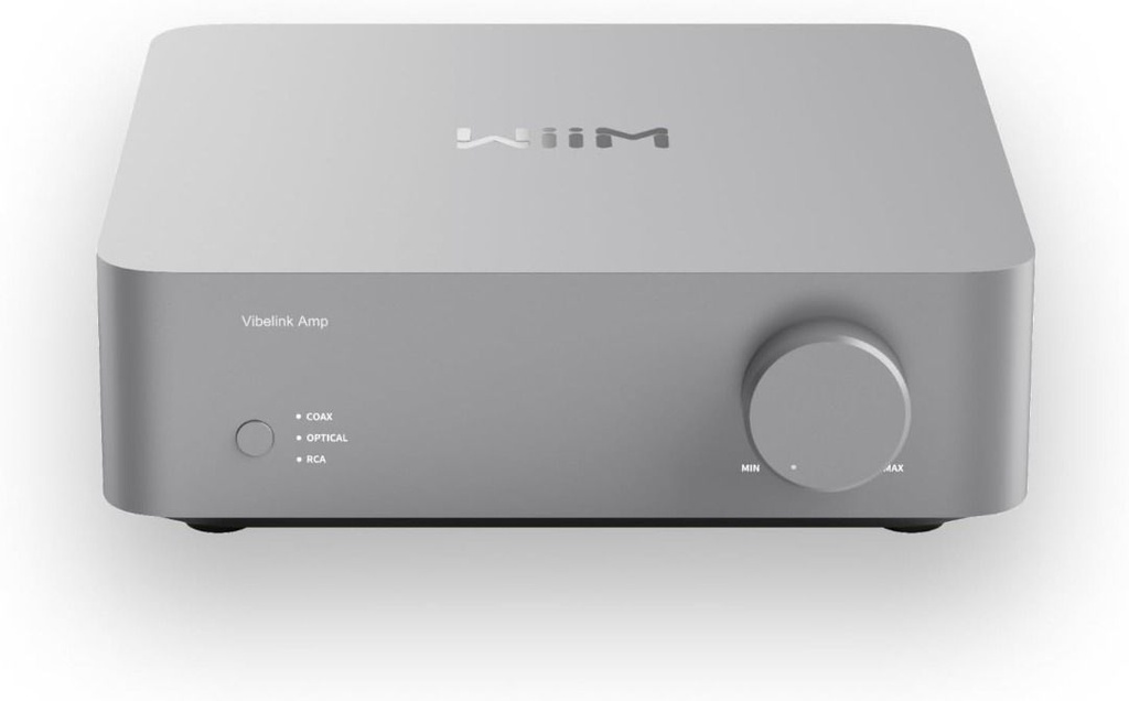 WiiM Vibelink Amp | 100W Power Amplifier with Premium ESS 9039Q2M DAC & TI TPA3255