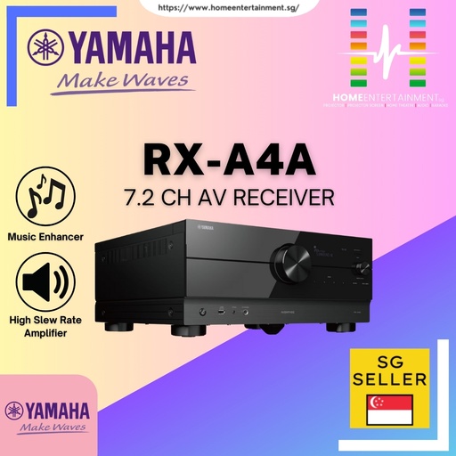YAMAHA RX-A4A AVENTAGE AV Receiver with SURROUND:AI™, HDMI™