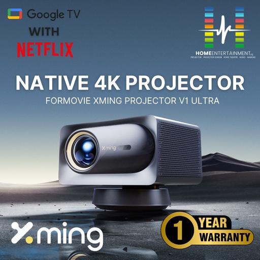 Formovie Xming V1 Ultra True 4K Projector @ Unbeatable Price - FREE Google TV Stick